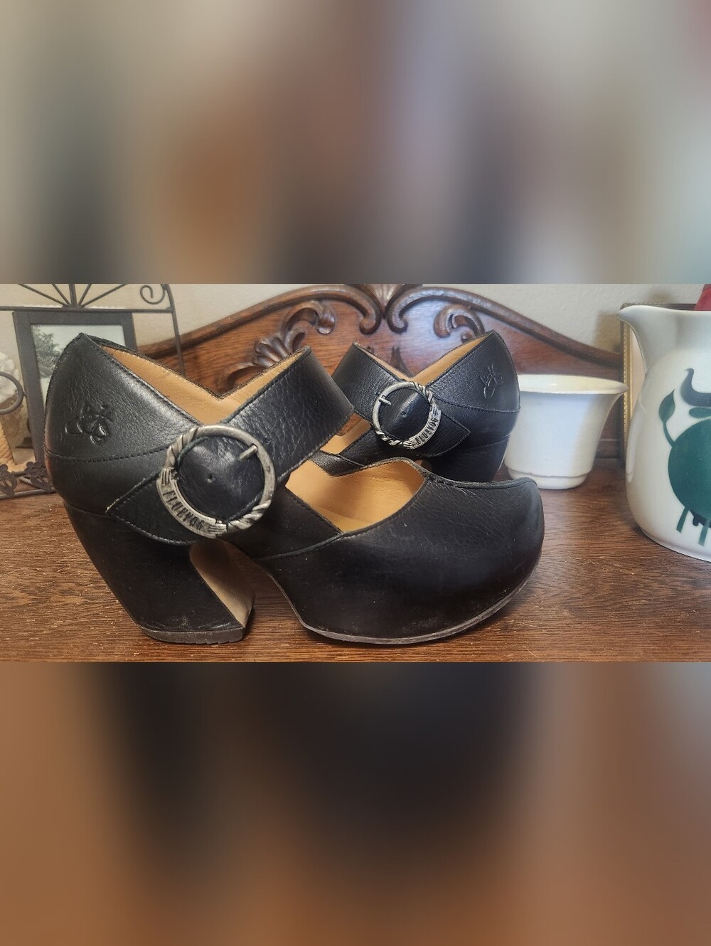 Fluevog Prepare Leader Platform Mary Janes - Size 8